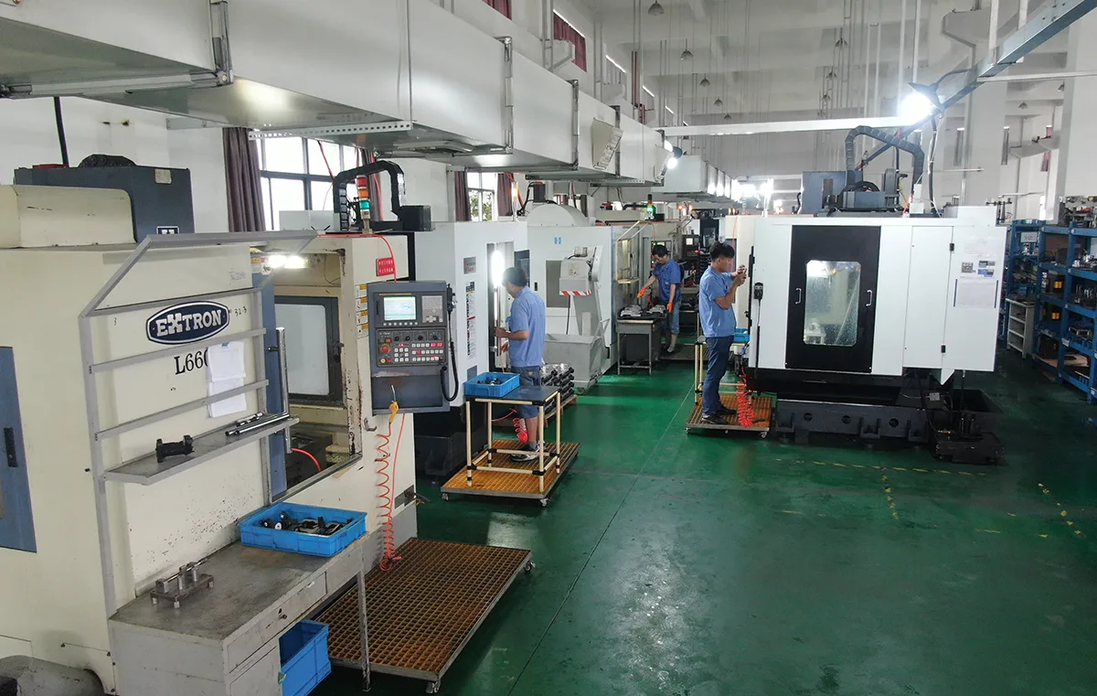 CNC machining workshop